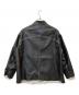 PERVERZE (パーバーズ) Washed Leather Jacket ウォッシュド・レザージャケット　0125010001 ダークブラウン サイズ:FREE：30000円