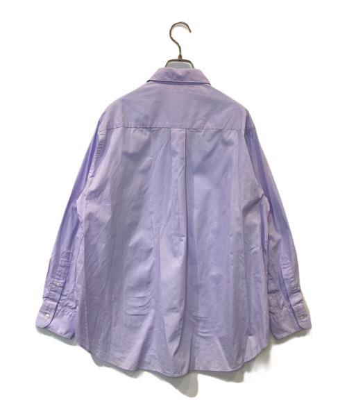 LOEFF（ロエフ）LOEFF　 (ロエフ) コットン ブロード レギュラーカラー シャツ　8811-250-0010 ラベンダーの古着・服飾アイテム