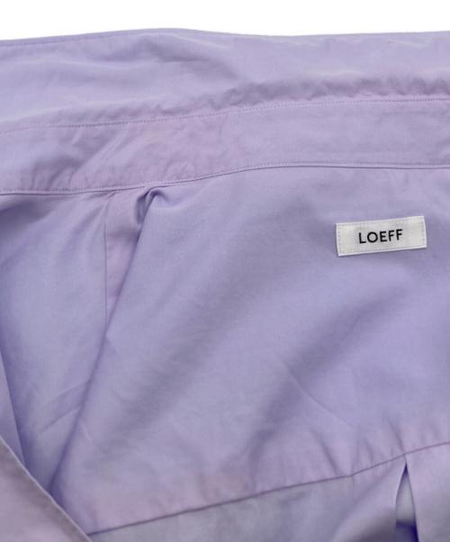 LOEFF（ロエフ）LOEFF　 (ロエフ) コットン ブロード レギュラーカラー シャツ　8811-250-0010 ラベンダーの古着・服飾アイテム