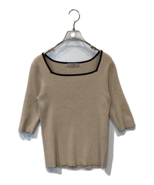 JUSGLITTY（ジャスグリッティー）JUSGLITTY (ジャスグリッティー) アンサンブルカーディガン 43357580 ベージュ サイズ:2の古着・服飾アイテム
