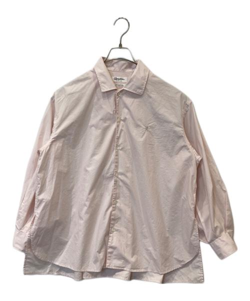 Gymphlex（ジムフレックス）Gymphlex (ジムフレックス) レギュラーカラーチュニック　GY-B0365 ピンク サイズ:12の古着・服飾アイテム