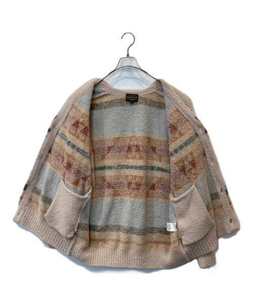 PENDLETON（ペンドルトン）PENDLETON (ペンドルトン) HARDING cardigan ハーディング・カーディガン　2475-9014 ベージュ サイズ:Mの古着・服飾アイテム