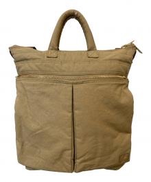 PORTER（ポーター）の古着「2WAY HELMETBAG 2WAY ヘルメットバッグ　656-05216」｜ベージュ
