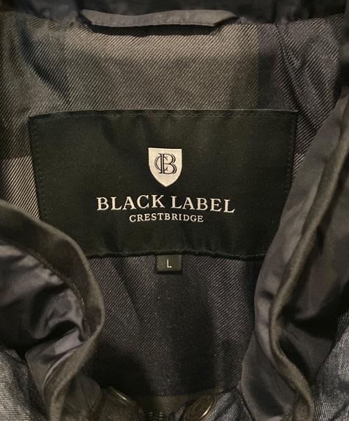 BLACK LABEL CRESTBRIDGE（ブラックレーベル クレストブリッジ）BLACK LABEL CRESTBRIDGE (ブラックレーベル クレストブリッジ) ダブルフェイスシティ10monthパーカー 51F10-610-26 ネイビー サイズ:Lの古着・服飾アイテム