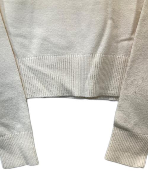 patou（パトゥ）Patou (パトゥ) ウールブレンド ロゴトップス　23S-KN110-8045 アイボリー サイズ:XSの古着・服飾アイテム