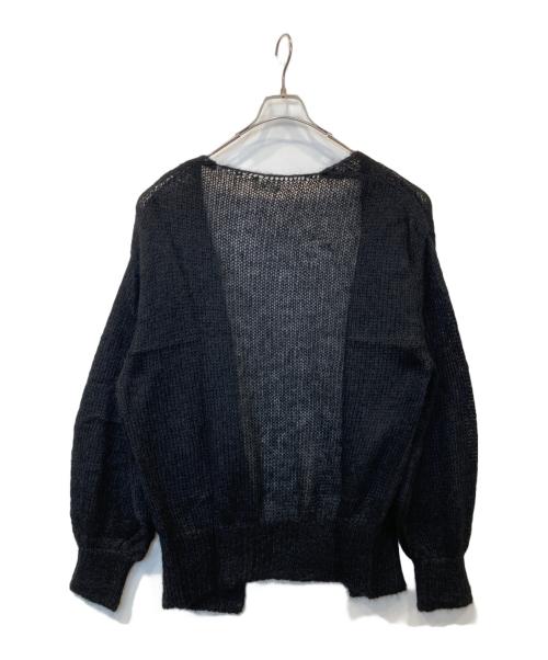 Ajwain（アジョワン）Ajwain (アジョワン) モヘアシルクカーディガン ブラック サイズ:FREEの古着・服飾アイテム