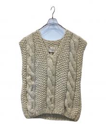 MAYDI（マイディ）の古着「CHUNKY VEST ニットベスト」｜ベージュ