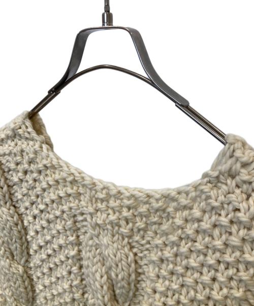 MAYDI（マイディ）MAYDI (マイディ) CHUNKY VEST ニットベスト ベージュ サイズ:Uの古着・服飾アイテム