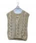 MAYDI（マイディ）の古着「CHUNKY VEST ニットベスト」｜ベージュ
