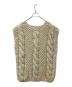 MAYDI (マイディ) CHUNKY VEST ニットベスト ベージュ サイズ:U：18000円