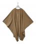 &her (アンドハー) Wool Poncho　AH082 ブラウン サイズ:FREE 未使用品：7000円