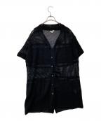 Ameriアメリ）の古着「2WAY KNIT ROMPERS SHIRT　0125103910890」｜ブラック