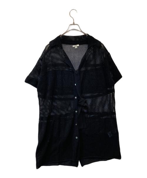 Ameri（アメリ）AMERI (アメリ) 2WAY KNIT ROMPERS SHIRT　0125103910890 ブラック サイズ:Sの古着・服飾アイテム