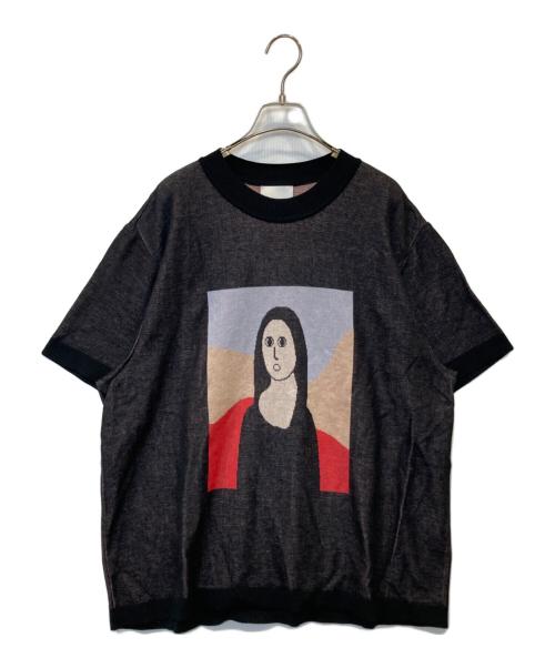 kota gushiken（コウタグシケン）kota gushiken (コウタグシケン) 21ss Mona Lisa Knit ブラック サイズ:表示がないため不明の古着・服飾アイテム