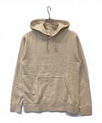 MEYAMEメヤメ）の古着「ELBOW PATCH HOODI エルボー・パッチ・フーディ MEY-1326」｜ベージュ