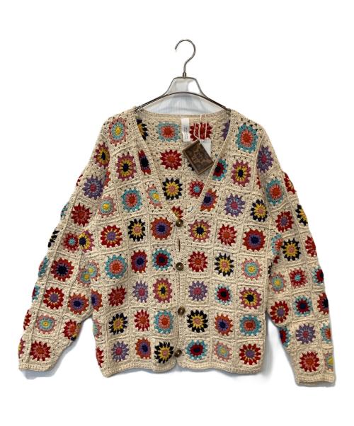 Niche.（ニッチ）Niche. (ニッチ) クロシェニットカーディガン ベージュ サイズ:FREEの古着・服飾アイテム