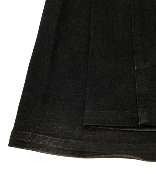 Dirge（ダージュ）Dirge (ダージュ) レザー切替パンツ ブラック サイズ:Lの古着・服飾アイテム