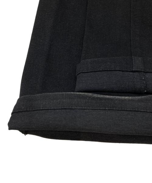 Dirge（ダージュ）Dirge (ダージュ) レザー切替パンツ ブラック サイズ:Lの古着・服飾アイテム