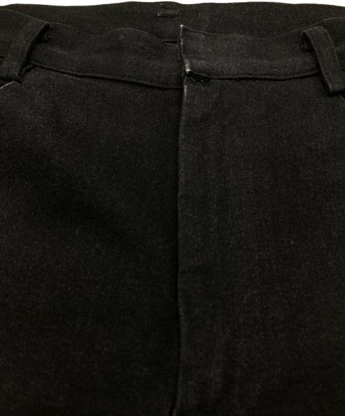 Dirge（ダージュ）Dirge (ダージュ) レザー切替パンツ ブラック サイズ:Lの古着・服飾アイテム