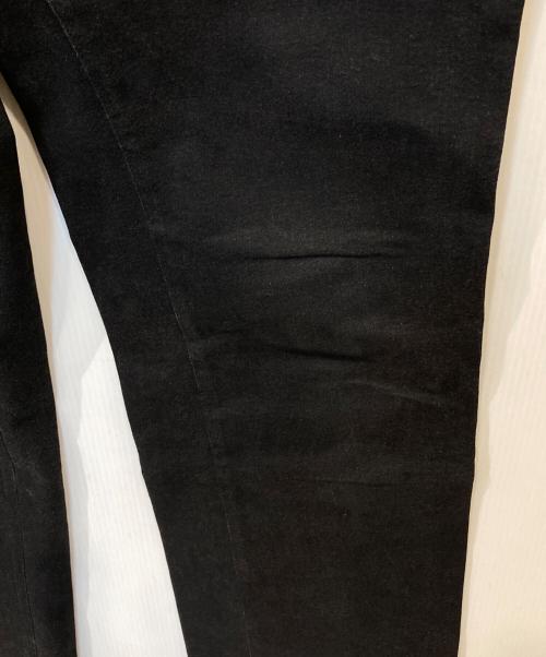 Dirge（ダージュ）Dirge (ダージュ) レザー切替パンツ ブラック サイズ:Lの古着・服飾アイテム