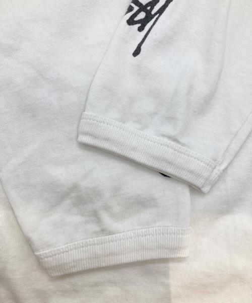 stussy（ステューシー）stussy (ステューシー) 長袖カットソー ホワイト サイズ:Mの古着・服飾アイテム