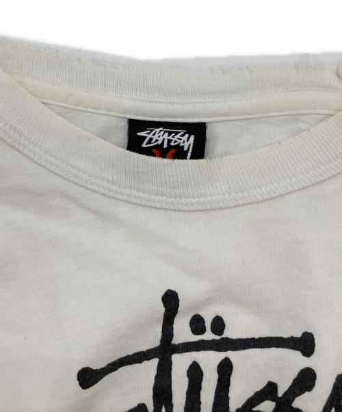 stussy（ステューシー）stussy (ステューシー) 長袖カットソー ホワイト サイズ:Mの古着・服飾アイテム