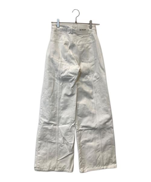 melt the lady（メルトザレディ）MELT THE LADY (メルトザレディ) damage open slash pants　M32302 ホワイト サイズ:Mの古着・服飾アイテム