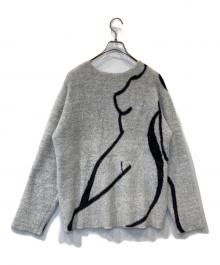 melt the lady（メルトザレディ）の古着「nuance body heavy knit ML32310」｜グレー