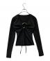 MELT THE LADY（メルトザレディ）の古着「center open gather tops　ML31854」｜ブラック