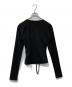 MELT THE LADY (メルトザレディ) center open gather tops　ML31854 ブラック サイズ:FREE：5000円