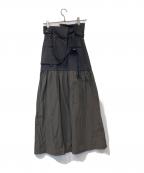 melt the ladyメルトザレディ）の古着「waist belt skirt　ML32823」｜グレー