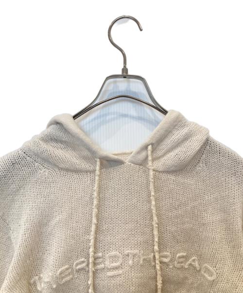 THEREDTHREAD（ザレッドスレッド）THEREDTHREAD (ザレッドスレッド) ロゴニットパーカー　TR33236 ベージュ サイズ:FREEの古着・服飾アイテム