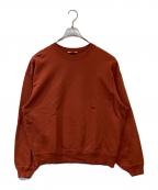AURALEEオーラリー）の古着「SUPER SOFT SWEAT BIG P/O　A8SPO2GU」｜オレンジ