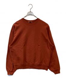 AURALEE（オーラリー）の古着「SUPER SOFT SWEAT BIG P/O　A8SPO2GU」｜オレンジ