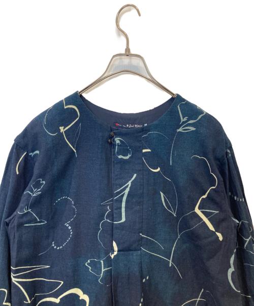Pal'las Palace（パラスパレス）PAL'LAS PALACE (パラスパレス) インディゴ染め柄ワンピース インディゴ サイズ:3の古着・服飾アイテム