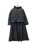 LANVIN COLLECTIONランバンコレクション）の古着「3WAY タフタメモリーコート　2505131」｜ブラック