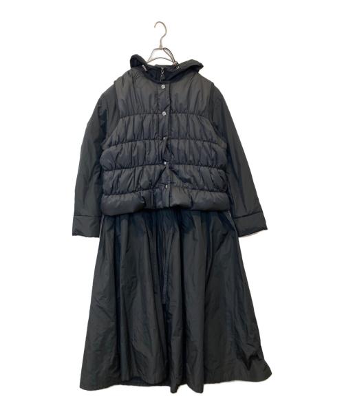 LANVIN COLLECTION（ランバンコレクション）LANVIN COLLECTION (ランバンコレクション) 3WAY タフタメモリーコート　2505131 ブラック サイズ:38の古着・服飾アイテム