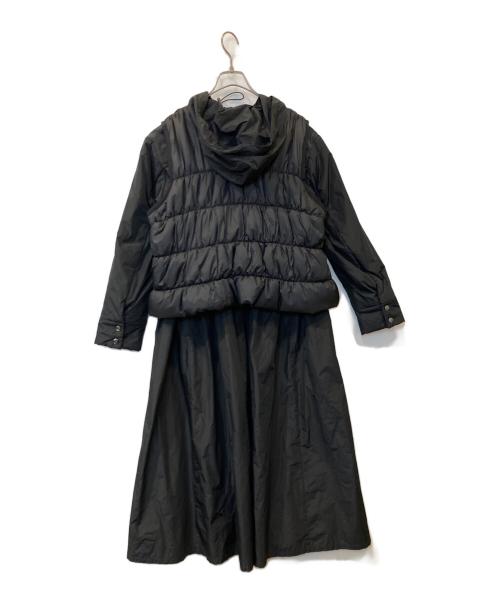 LANVIN COLLECTION（ランバンコレクション）LANVIN COLLECTION (ランバンコレクション) 3WAY タフタメモリーコート　2505131 ブラック サイズ:38の古着・服飾アイテム