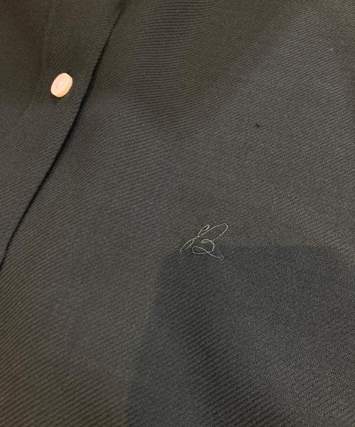 MADISONBLUE（マディソンブルー）MADISONBLUE (マディソンブルー) HIGH COLLAR MADAME WOOL SHIRT  ハイ カラー マダム ウール シャツ MB184-5011 グリーン サイズ:1の古着・服飾アイテム