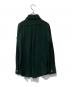 MADISONBLUE (マディソンブルー) HIGH COLLAR MADAME WOOL SHIRT  ハイ カラー マダム ウール シャツ MB184-5011 グリーン サイズ:1：8000円