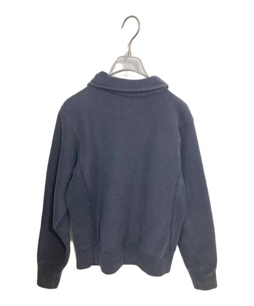 Champion（チャンピオン）Champion (チャンピオン) USAFA ハーフジップリバースウィーブスウェット ナス紺 サイズ:Ｓの古着・服飾アイテム