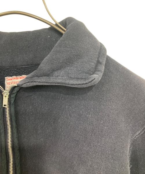 Champion（チャンピオン）Champion (チャンピオン) USAFA ハーフジップリバースウィーブスウェット ナス紺 サイズ:Ｓの古着・服飾アイテム