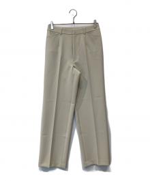 SOEJU（ソージュ）の古着「ストレッチファインストレートパンツ S-00-PT-030」｜ベージュ