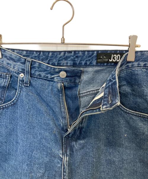 ARMANI EXCHANGE（アルマーニ エクスチェンジ）ARMANI EXCHANGE (アルマーニ エクスチェンジ) バギージーンズ　3GZJ30 Z1QCZ インディゴ サイズ:34の古着・服飾アイテム