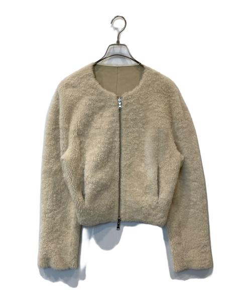 theory（セオリー）theory (セオリー) ムートンボアジャケット　01-1301710 ベージュ サイズ:Sの古着・服飾アイテム