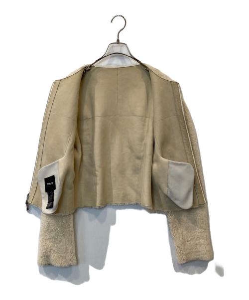 theory（セオリー）theory (セオリー) ムートンボアジャケット　01-1301710 ベージュ サイズ:Sの古着・服飾アイテム