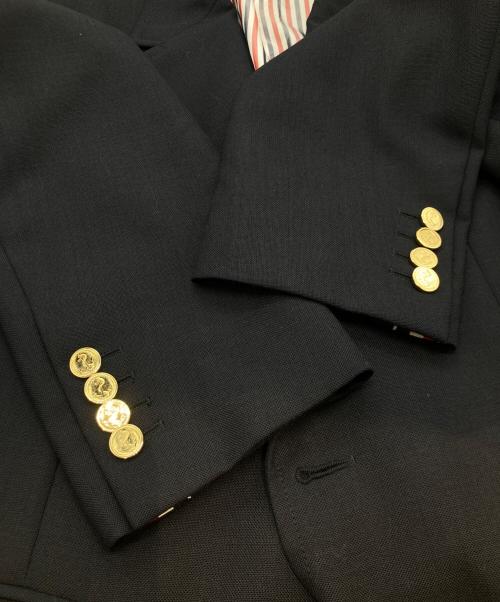 Thom Browne（トムブラウン）Thom Browne (トムブラウン) 金釦ブレザー MJC185A-00473415 ネイビー サイズ:1の古着・服飾アイテム