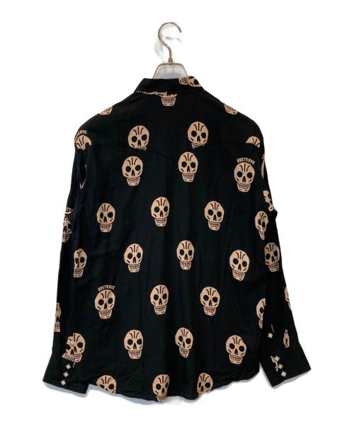 Hysteric Glamour（ヒステリックグラマー）Hysteric Glamour (ヒステリックグラマー) スカルプリントシャツ ブラック サイズ:表記がないため不明の古着・服飾アイテム