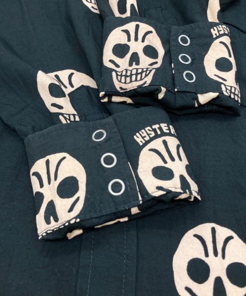 Hysteric Glamour（ヒステリックグラマー）Hysteric Glamour (ヒステリックグラマー) スカルプリントシャツ ブラック サイズ:表記がないため不明の古着・服飾アイテム