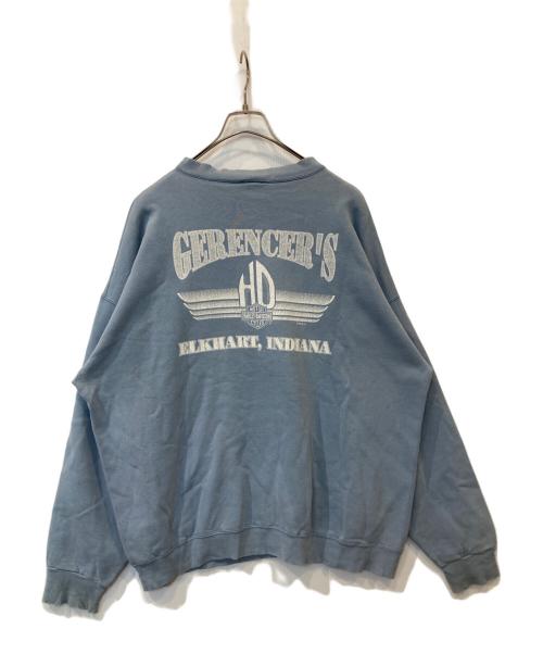 HARLEY-DAVIDSON（ハーレーダビッドソン）HARLEY-DAVIDSON (ハーレーダビッドソン) スウェット ブルー サイズ:不明の古着・服飾アイテム